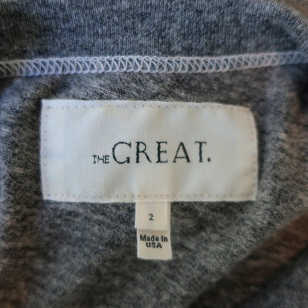 The Great Boxy Crew Tee Floral-Embroidered 2 NEW - Picture 6 of 8